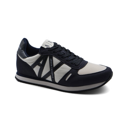 Armani Exchange Original in eco-suede mesh and nylon Sneakers Man XYX017 Black