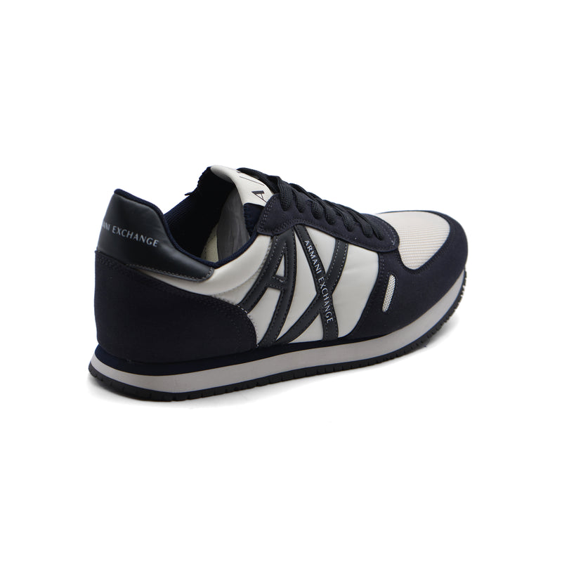 Armani Exchange Original in eco-suede mesh and nylon Sneakers Man XYX017 Black - 2