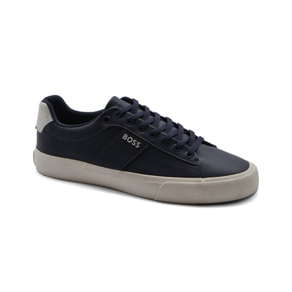 HUGO BOSS Original Aiden TENN LTB Trainers Sneakers Men 50522833 Navy