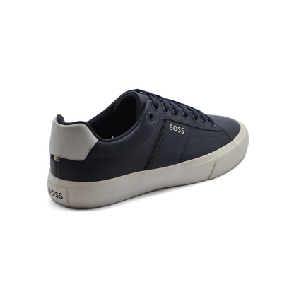 HUGO BOSS Original Aiden TENN LTB Trainers Sneakers Men 50522833 Navy
