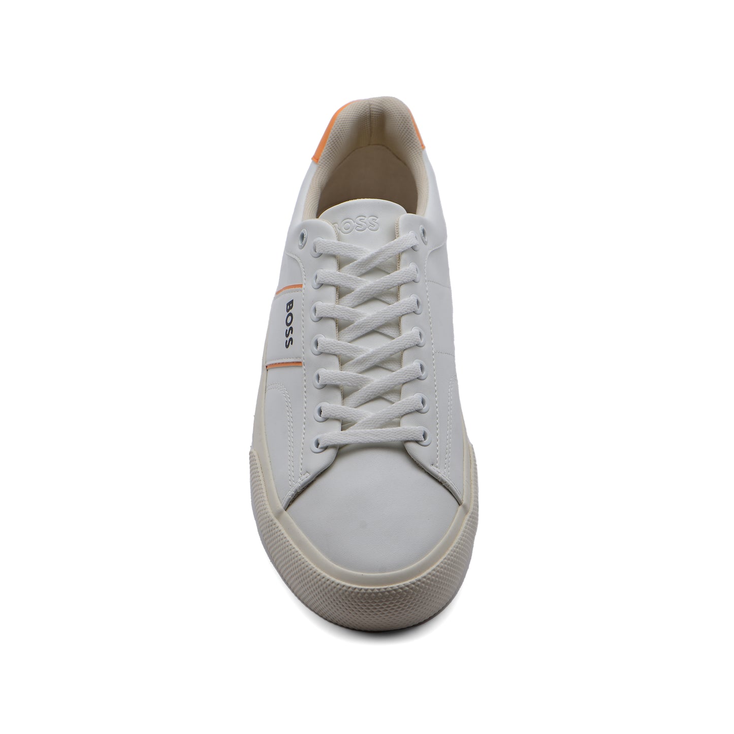 HUGO BOSS Original Aiden TENN LTB Trainers Sneakers Men 50522833 White&Orange