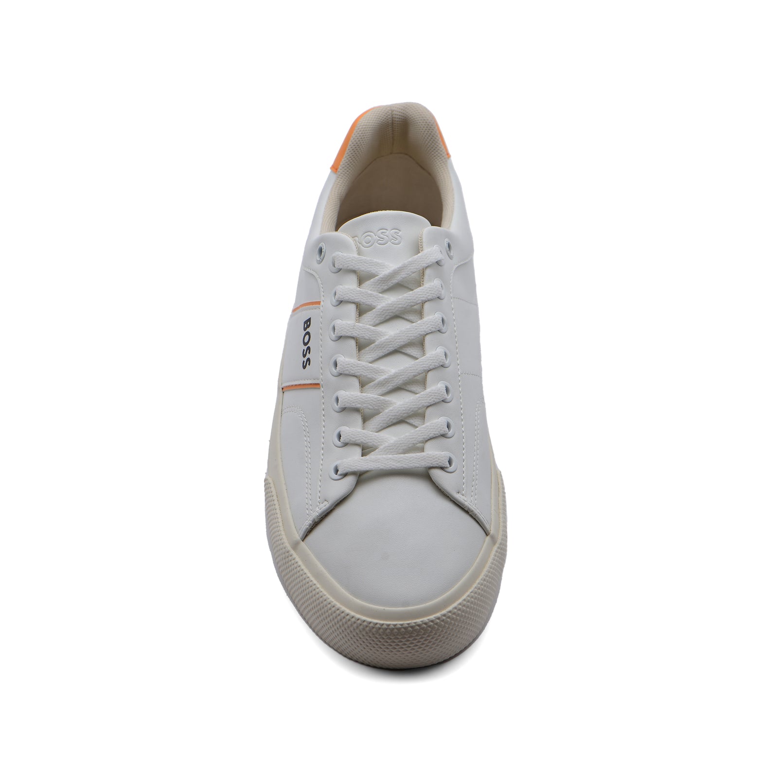 HUGO BOSS Original Aiden TENN LTB Trainers Sneakers Men 50522833 White&Orange - 3
