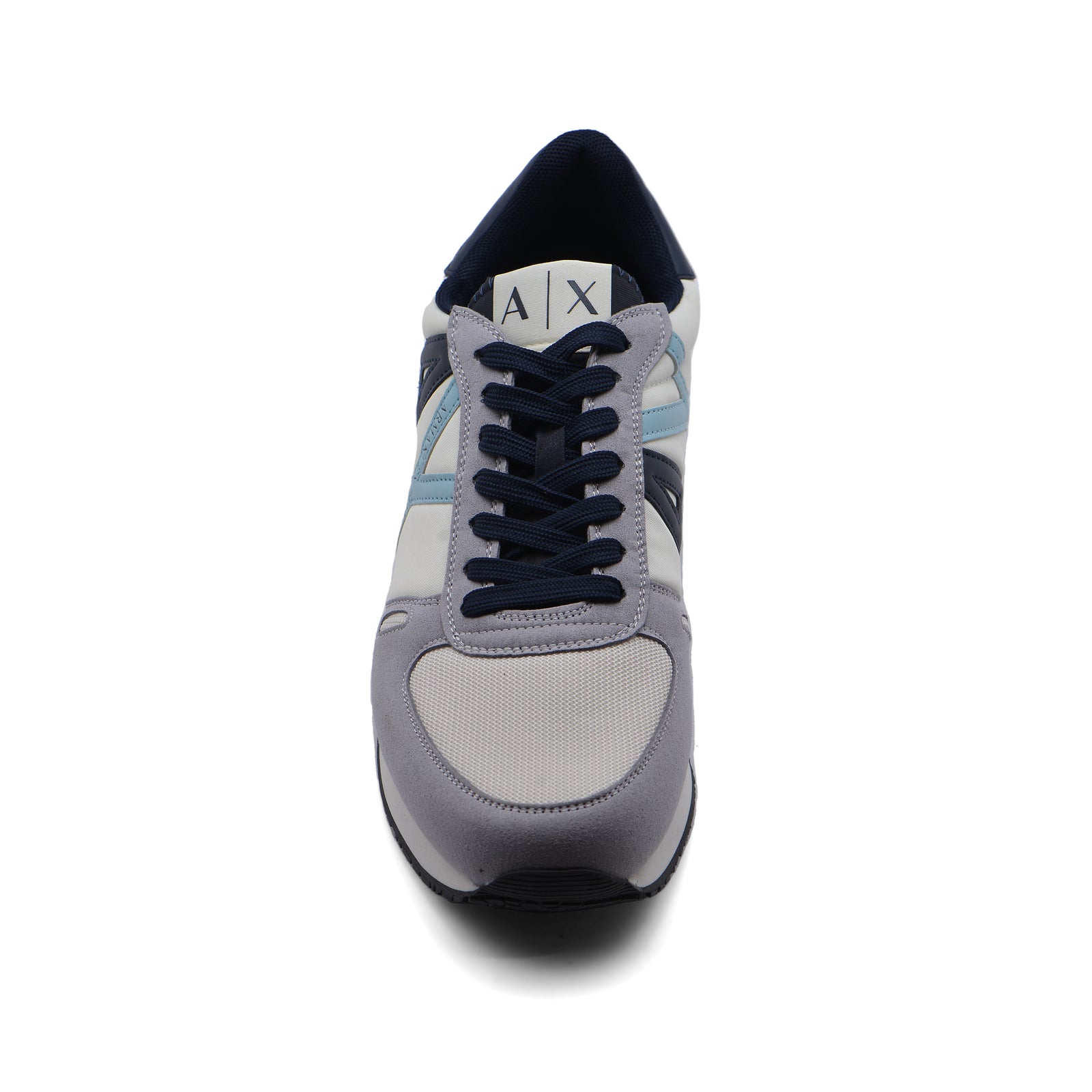 Armani Exchange Original in eco-suede mesh and nylon Sneakers Man XYX017 Gray - 3