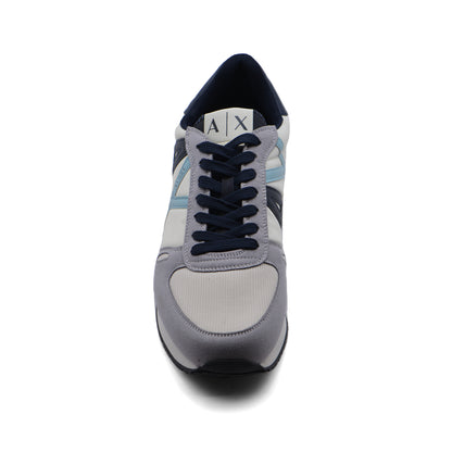Armani Exchange Original in eco-suede mesh and nylon Sneakers Man XYX017 Gray