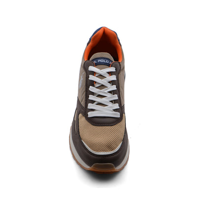 U.S. Polo Assn Original Laced Sportsman Tabry Sneakers Man Polo 1890 Coffee