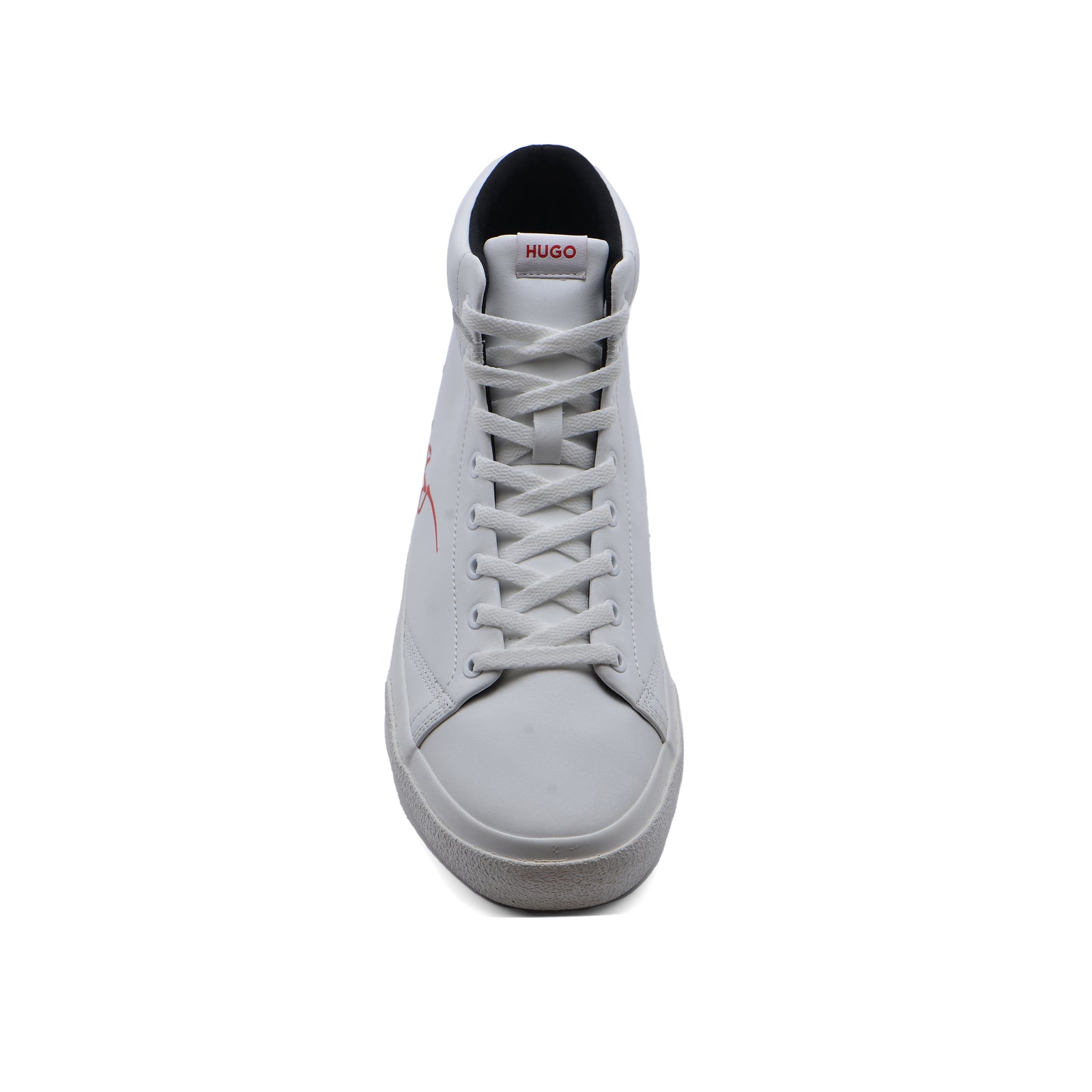 HUGO BOSS DyerH Signature High-Top Trainers Sneakers Man 50518346 White - 3
