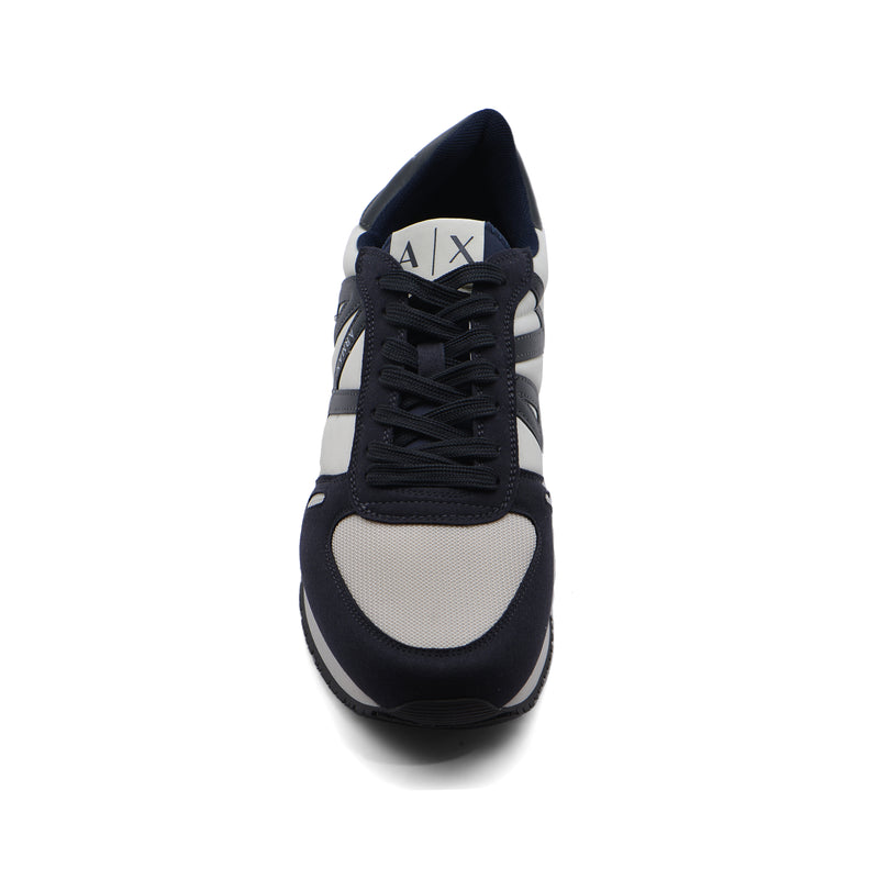 Armani Exchange Original in eco-suede mesh and nylon Sneakers Man XYX017 Black - 3