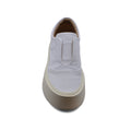 British Style Yuppie Platform Sneakers Men M7513 White - 3