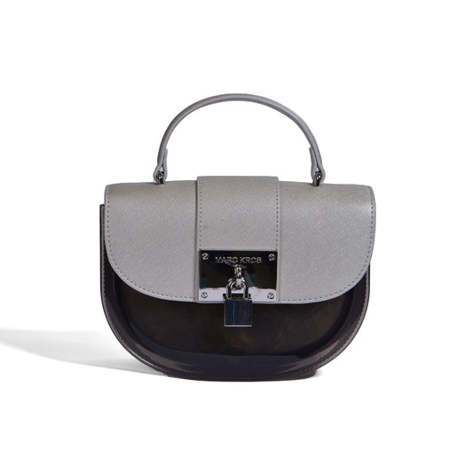 Bags Retro Style Jelly Bags PVC Jiaozi Bao Leisure Versatile Crossbody B-199672-3 Silver