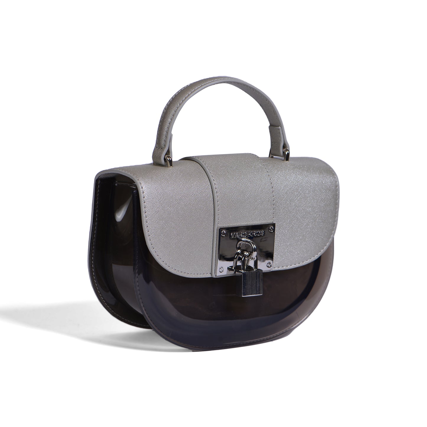 Bags Retro Style Jelly Bags PVC Jiaozi Bao Leisure Versatile Crossbody B-199672-3 Silver