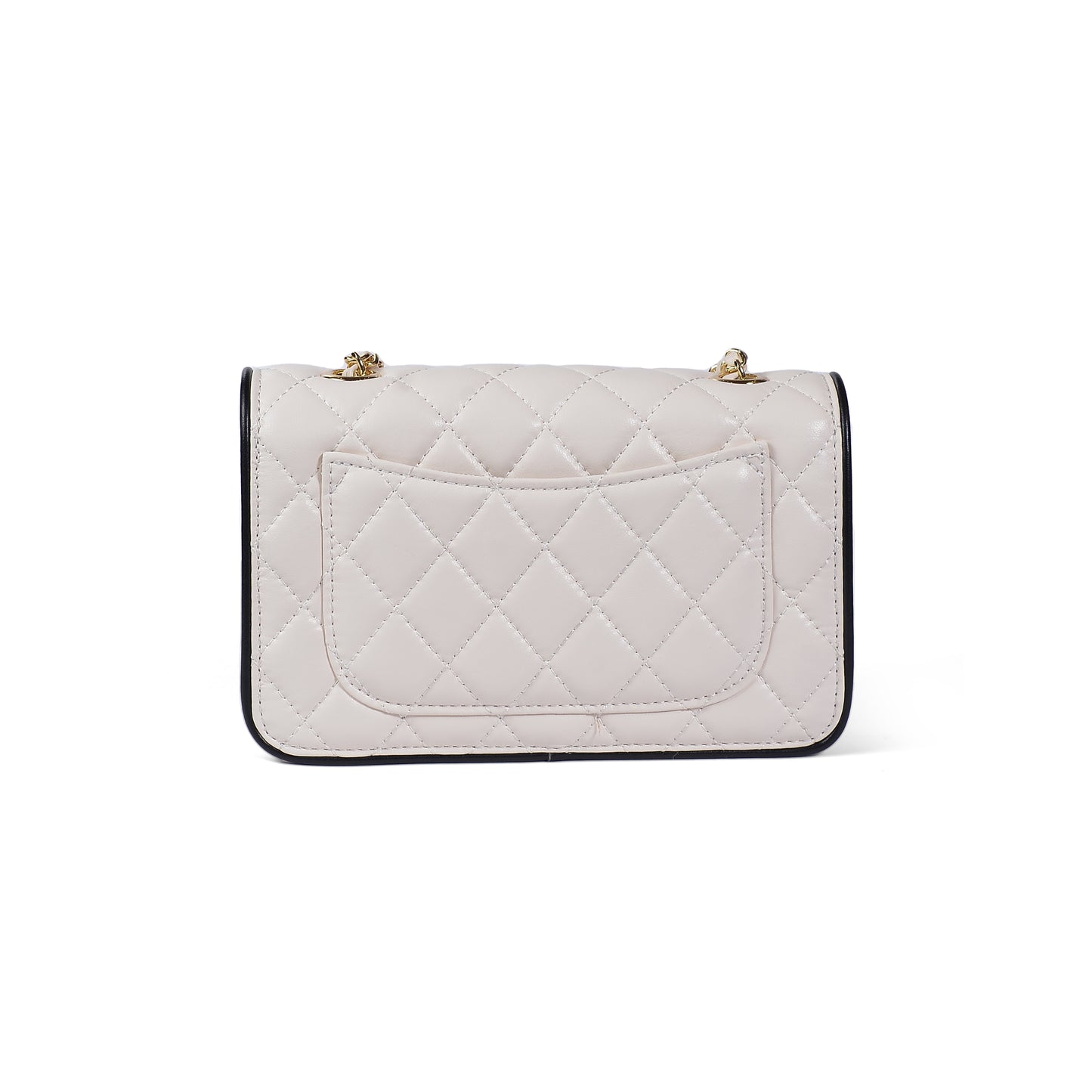 Luxury Women's Leather Crossbody Bag High Quality Design 5333 Off-White