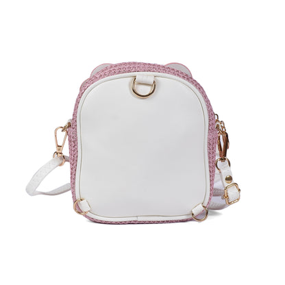 Cute Kitty Girls Small Backpack 0087 Pink