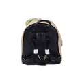 Girls' Small Shiny Bow Backpack 0092C Khaki - 3