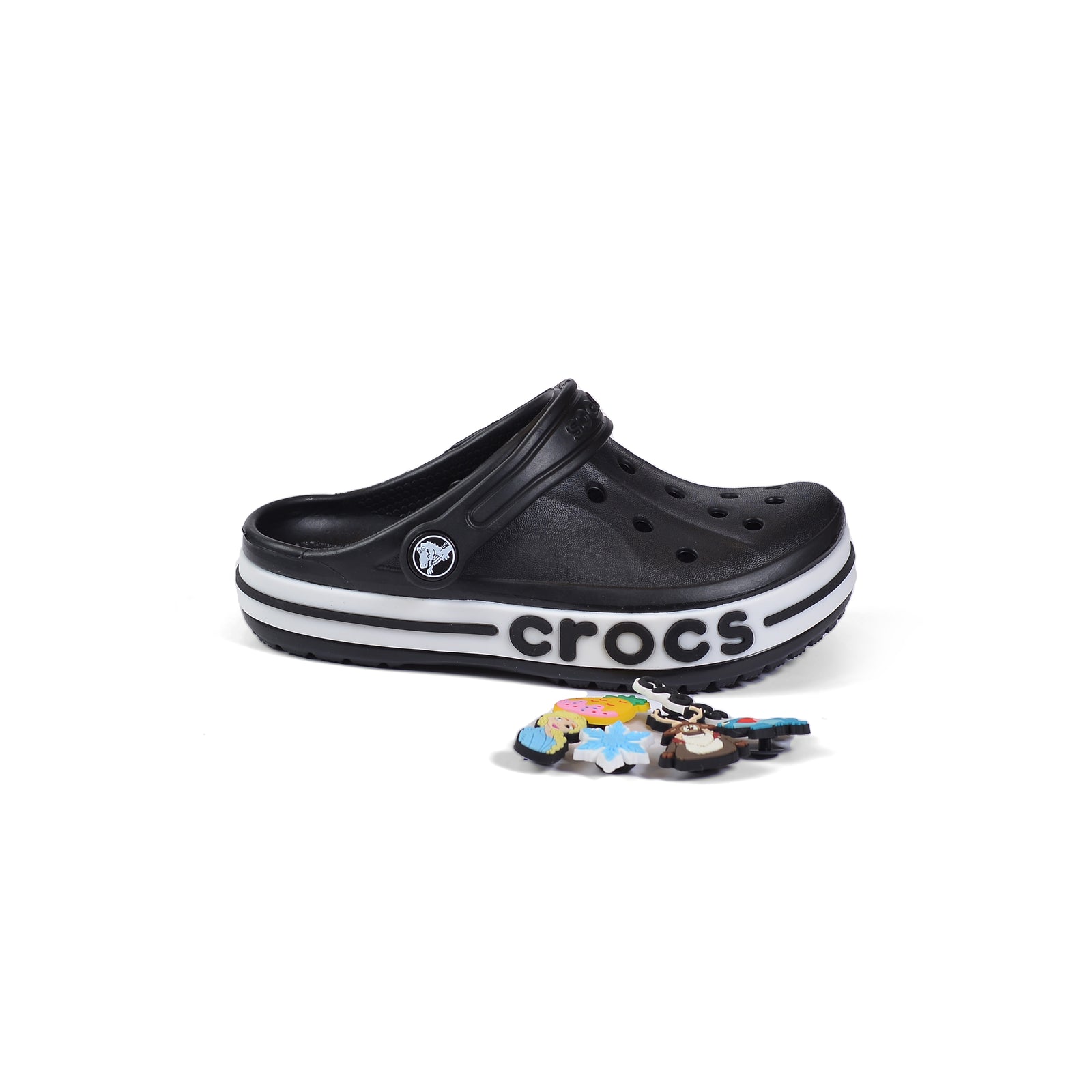 Crocs Crocband Kids Multi Style Sneakers 205100 Black/White - 1