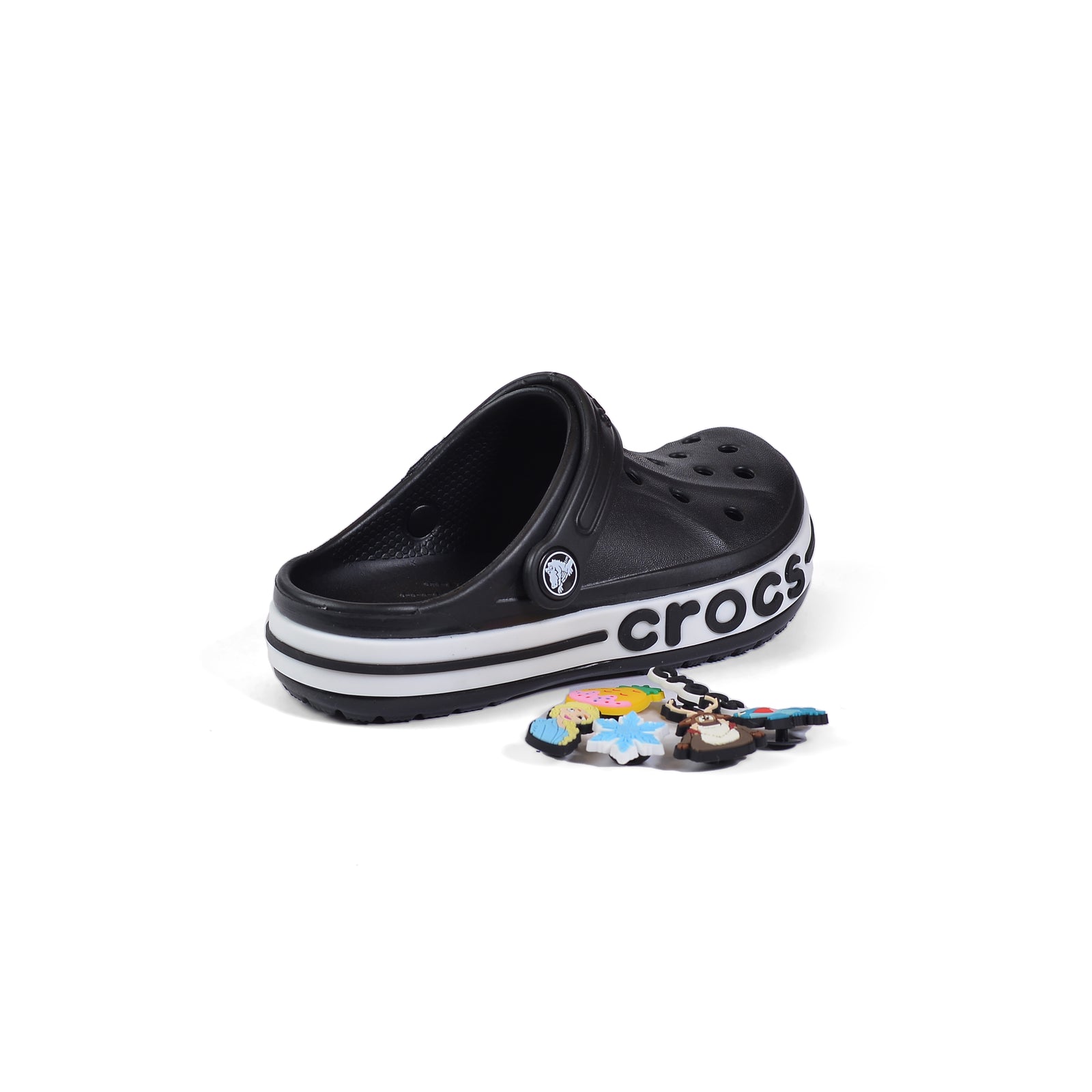 Crocs Crocband Kids Multi Style Sneakers 205100 Black/White - 2