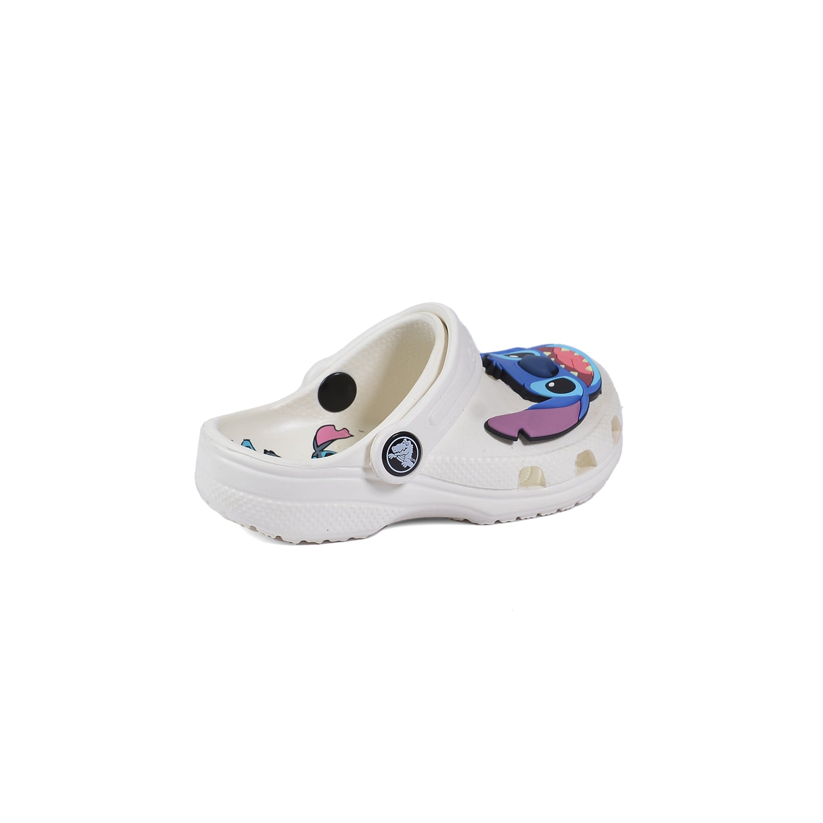Crocs Stitch Kids Slippers Cartoon Waterproof Slippers Light Sneakers 204536 Stitch White - 2