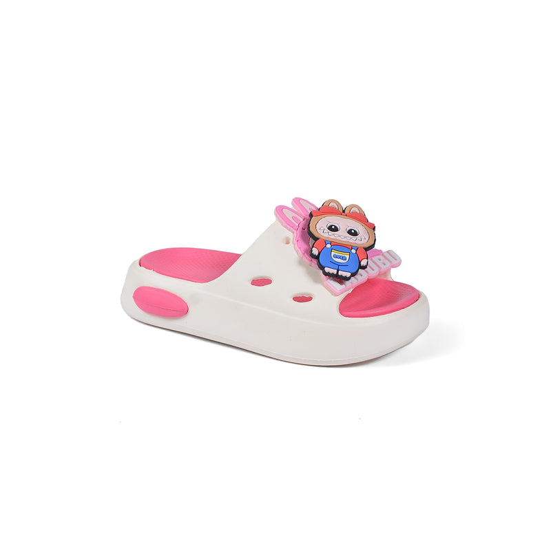 Slippers Kids Labubu Waterproof Slippers Light Sneakers A88-9 White - 1