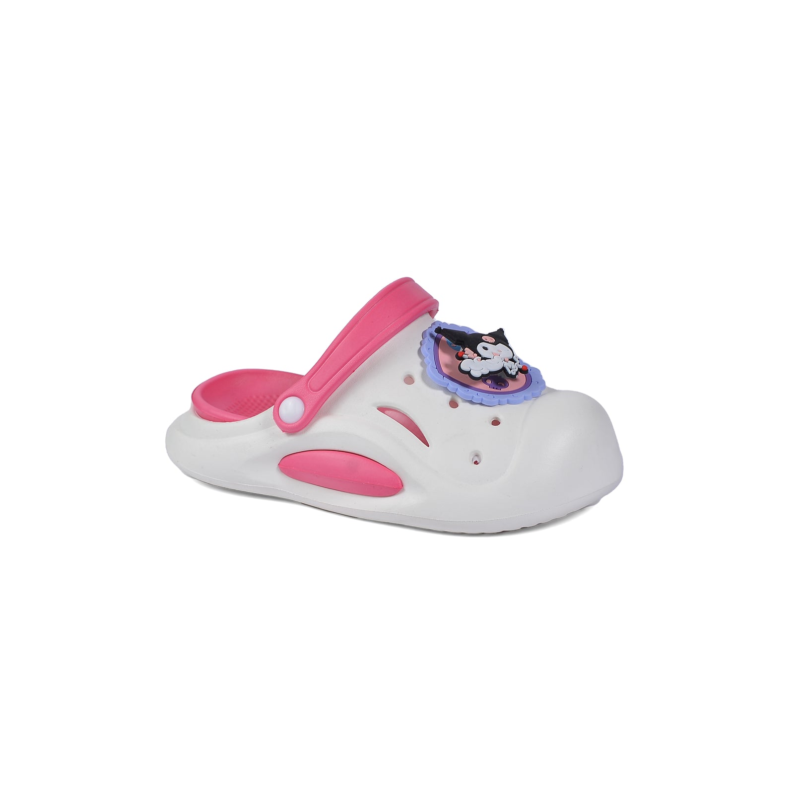 Crocs Kids Kuromi Sanrio Waterproof Slippers Light Sneakers 012-109 White - 1