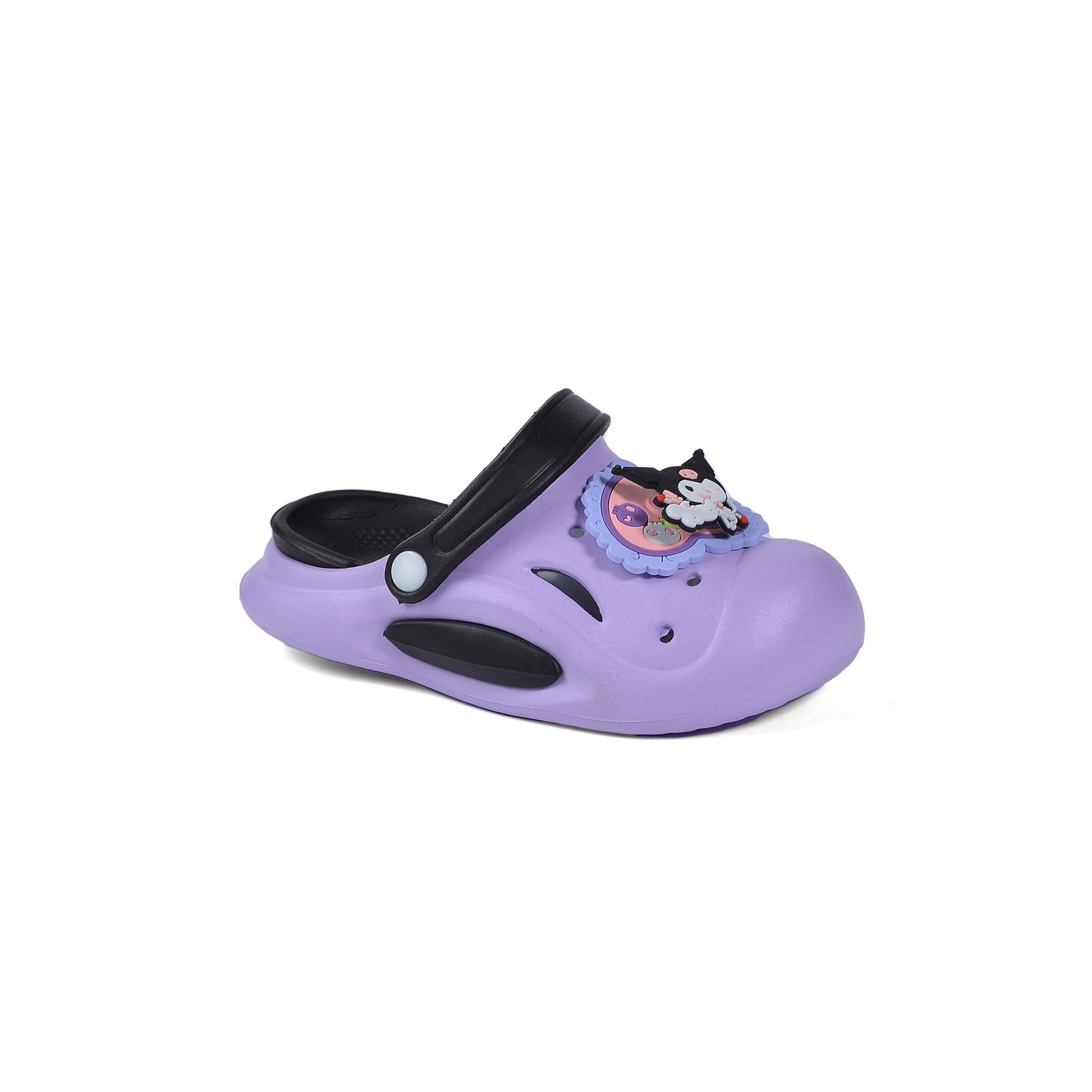 Crocs Kids Kuromi Sanrio Waterproof Slippers Light Sneakers 012-109 Purple - 1
