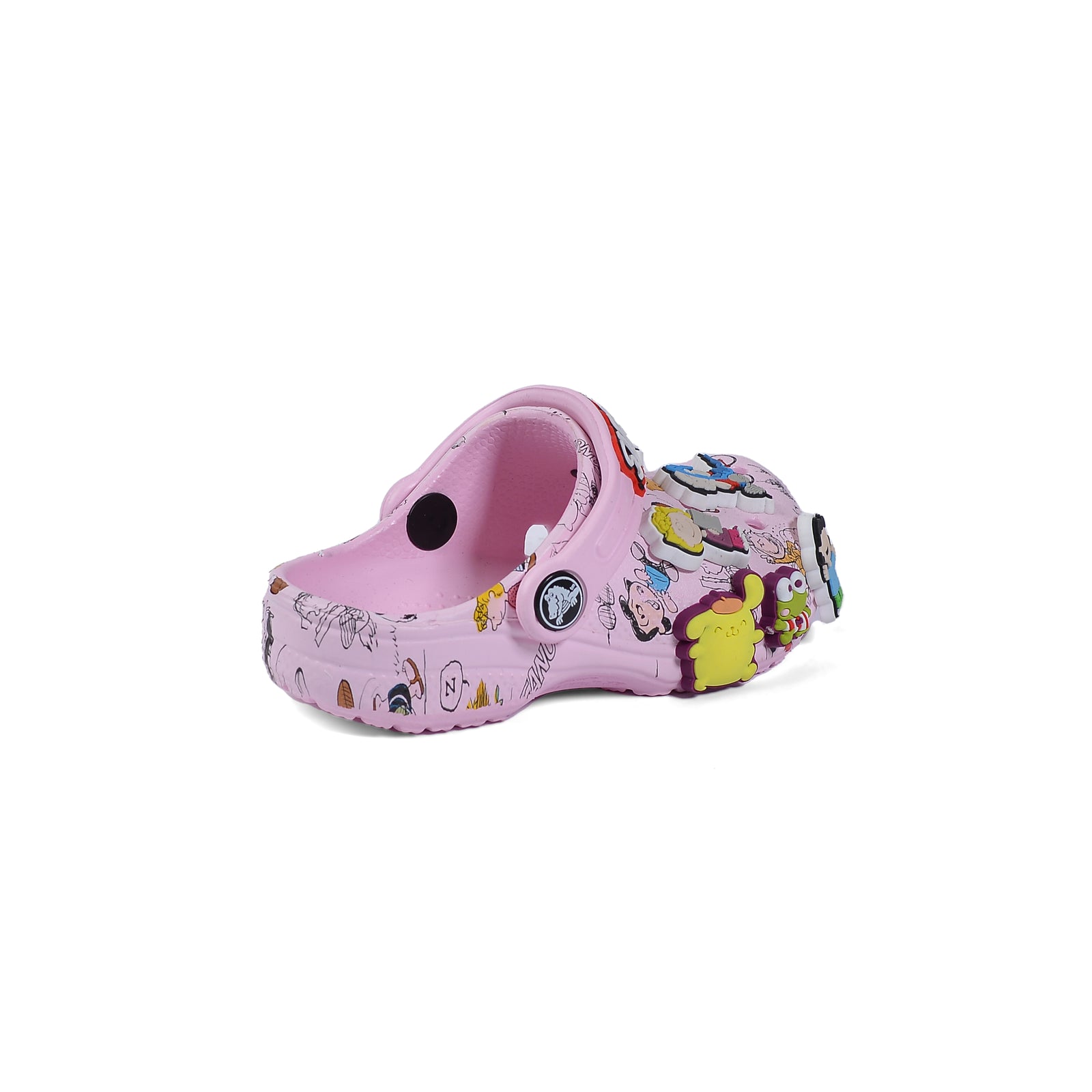 Crocs Peanuts Kids Slippers Cartoon Waterproof Slippers Light Sneakers 208300 Pink - 2