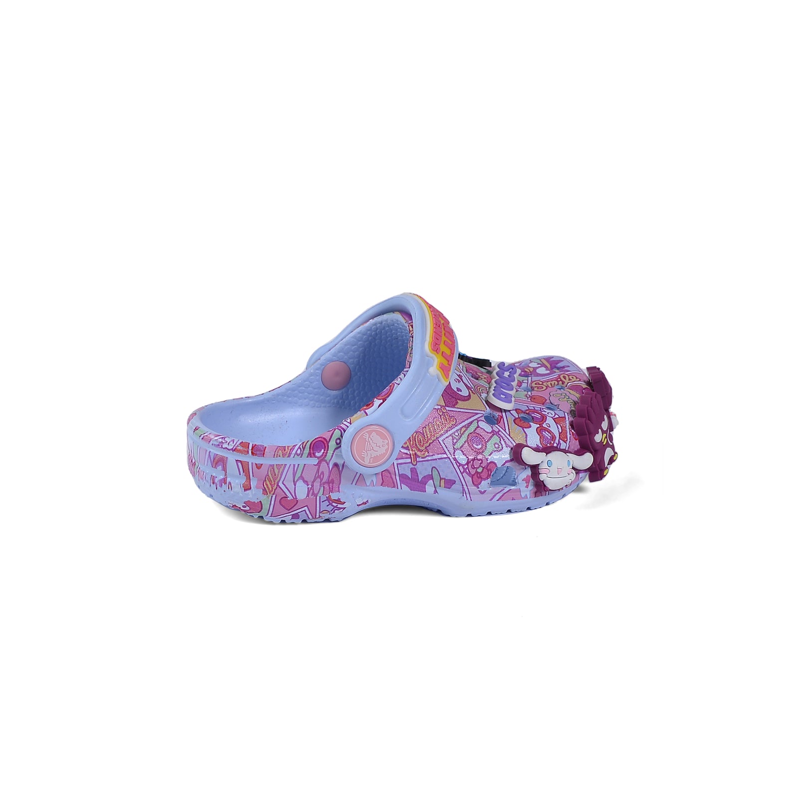 Crocs Kitty Kids Slippers Cartoon Waterproof Slippers Light Sneakers 208103 Blue - 2