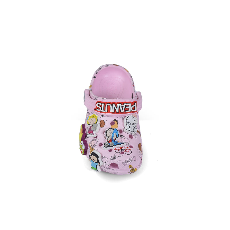 Crocs Peanuts Kids Slippers Cartoon Waterproof Slippers Light Sneakers 208300 Pink - 3