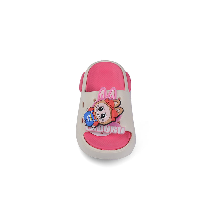 Slippers Kids Labubu Waterproof Slippers Light Sneakers A88-9 White - 3