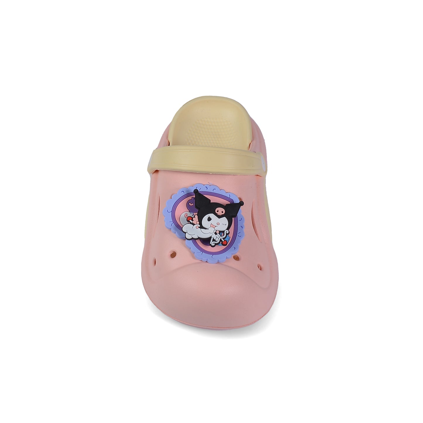 Crocs Kids Kuromi Sanrio Waterproof Slippers Light Sneakers 012-109 Pink
