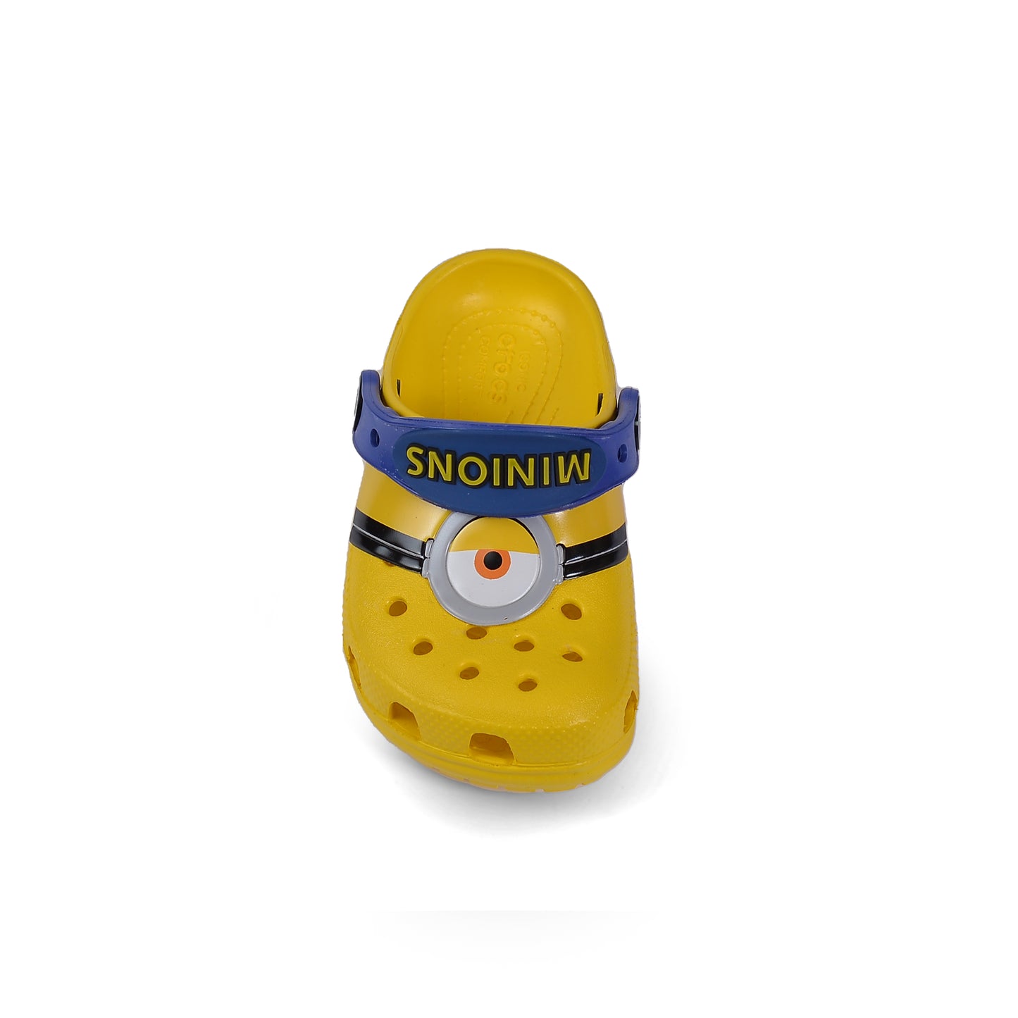 Crocs Minions Kids Slippers Cartoon Waterproof Slippers Light Sneakers 204536-1 Yellow
