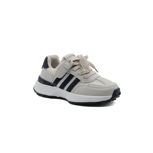 Sneakers Kids 8911 Beige&Black