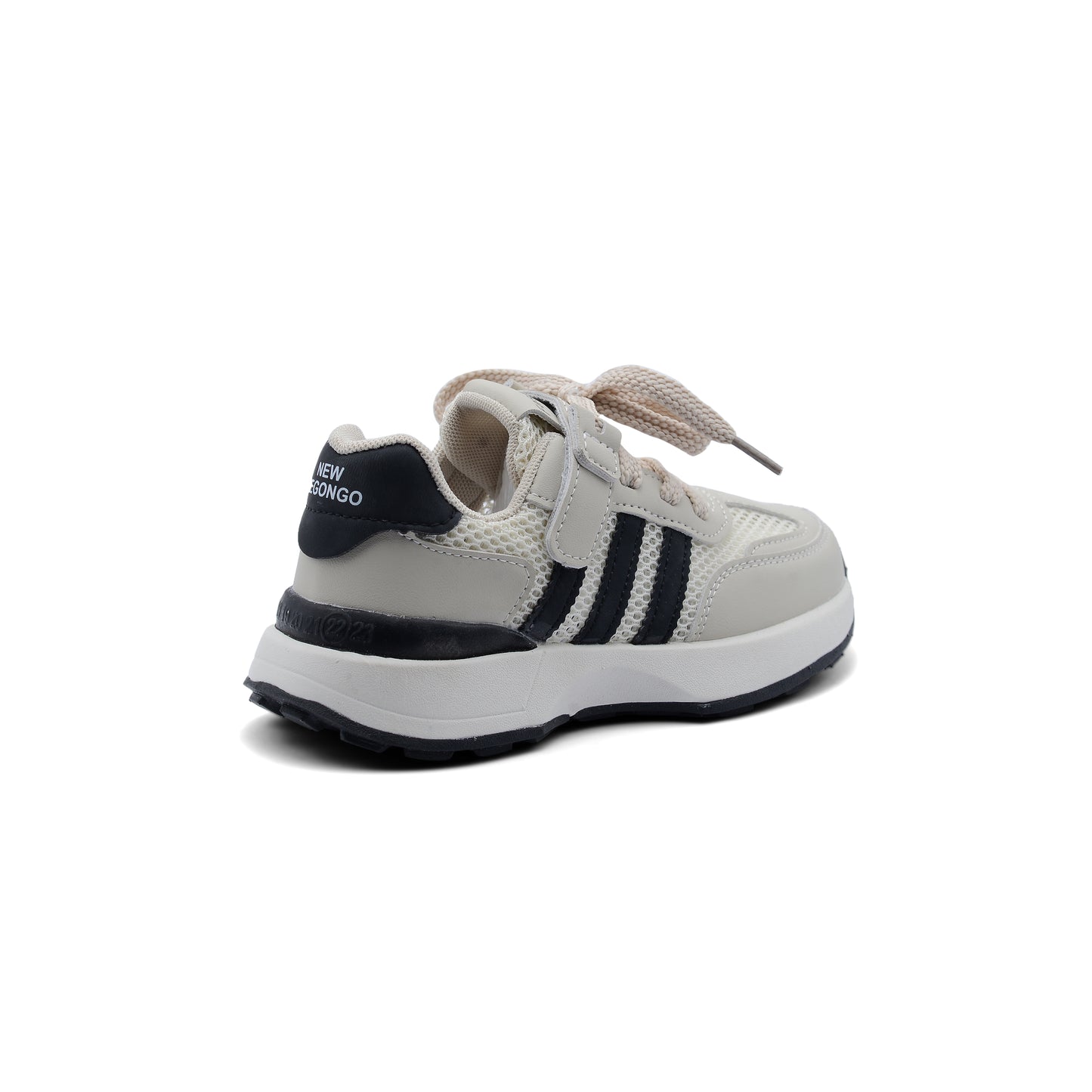 Sneakers Kids 8911 Beige&Black