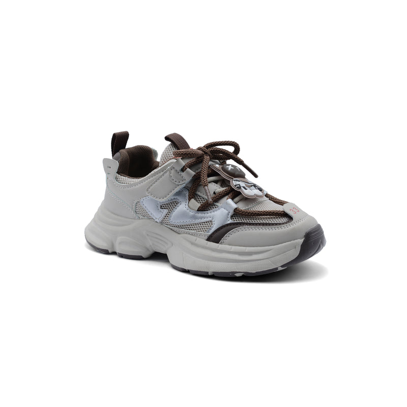 Sneakers Kids B882415 Beige&Brown - 1