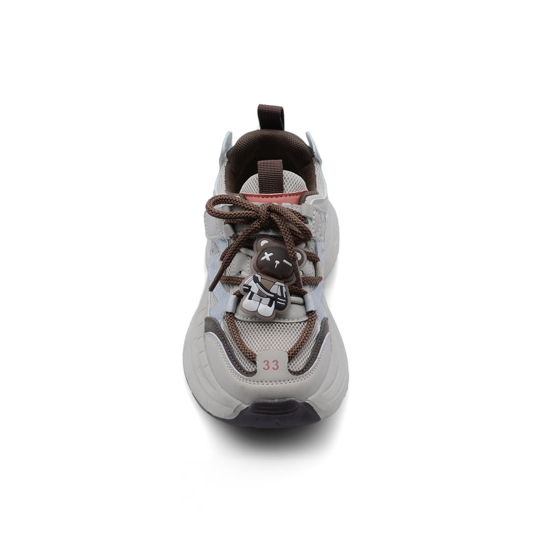 Sneakers Kids B882415 Beige&Brown - 3