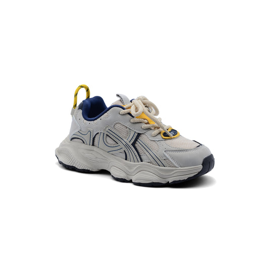 Sneakers Kids 38123 Gray&Yellow