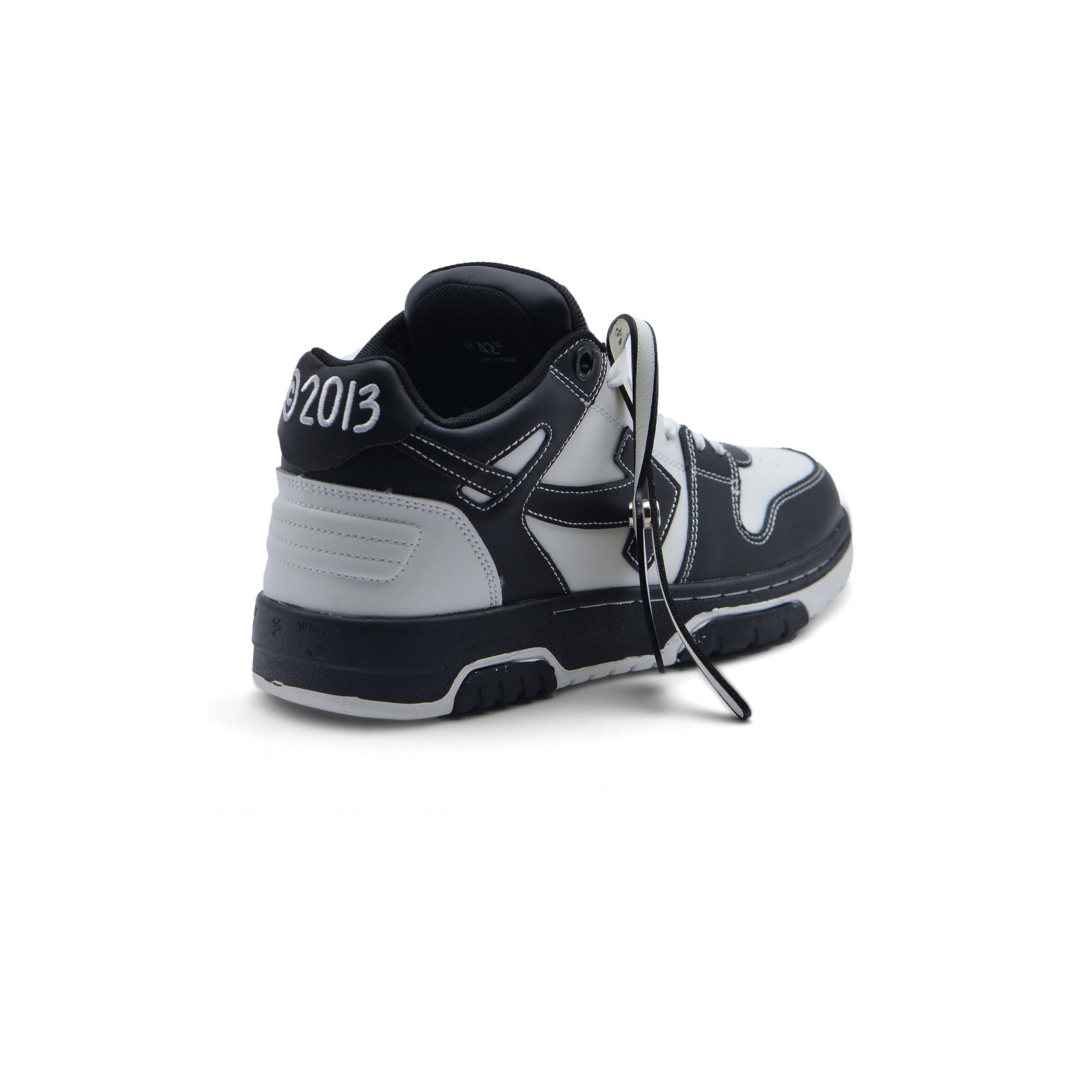 Off-White Logic Out Of Office Lace-Up Sneakers 189S25-M Black - 2