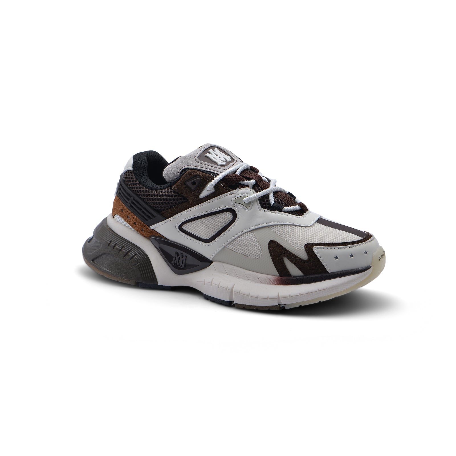 AMIRI Luxury Runner Chunky Sneaker XP 1142009-1-M White&Brown - 1