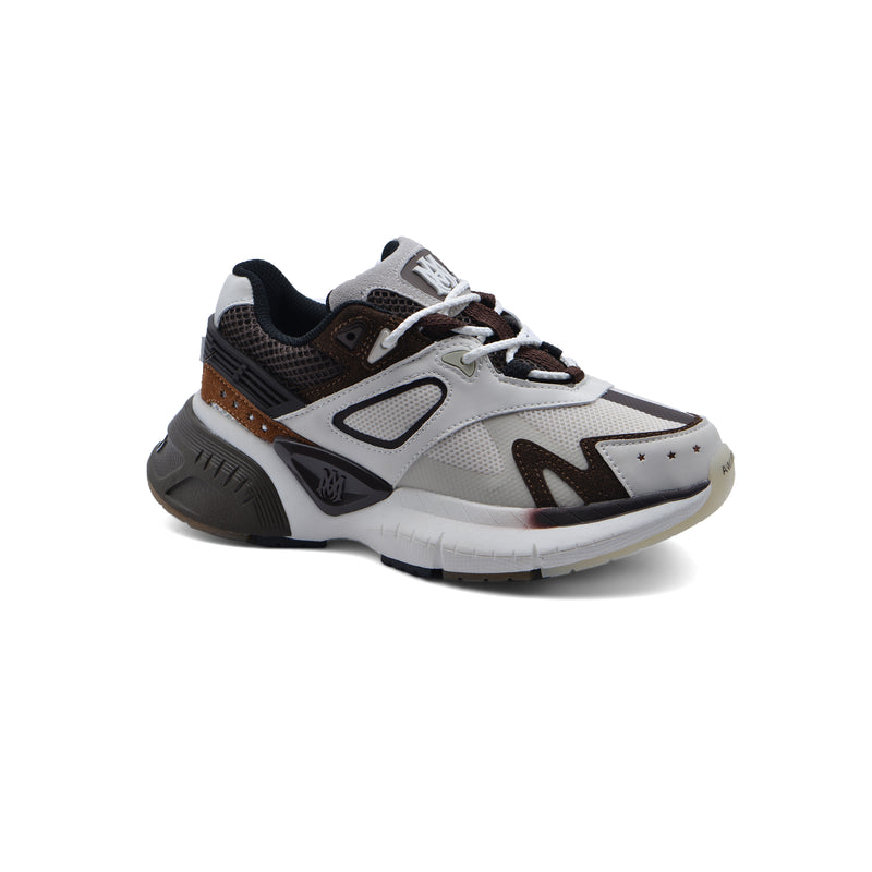 AMIRI Luxury Runner Chunky Sneaker XP 1142009-2-W White&Brown - 1
