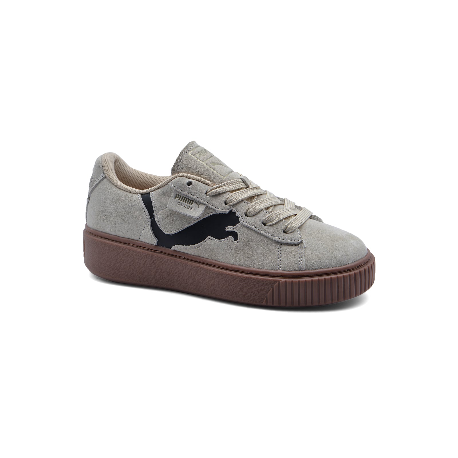 Puma Suede Platform Bubble Woman 397233-05 Beige - 1