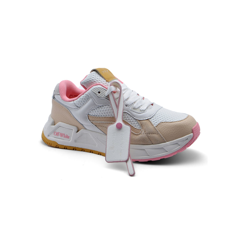 Off-White Kick Off Low-Top Sneakers Woman 224468-13 White&Pink - 1
