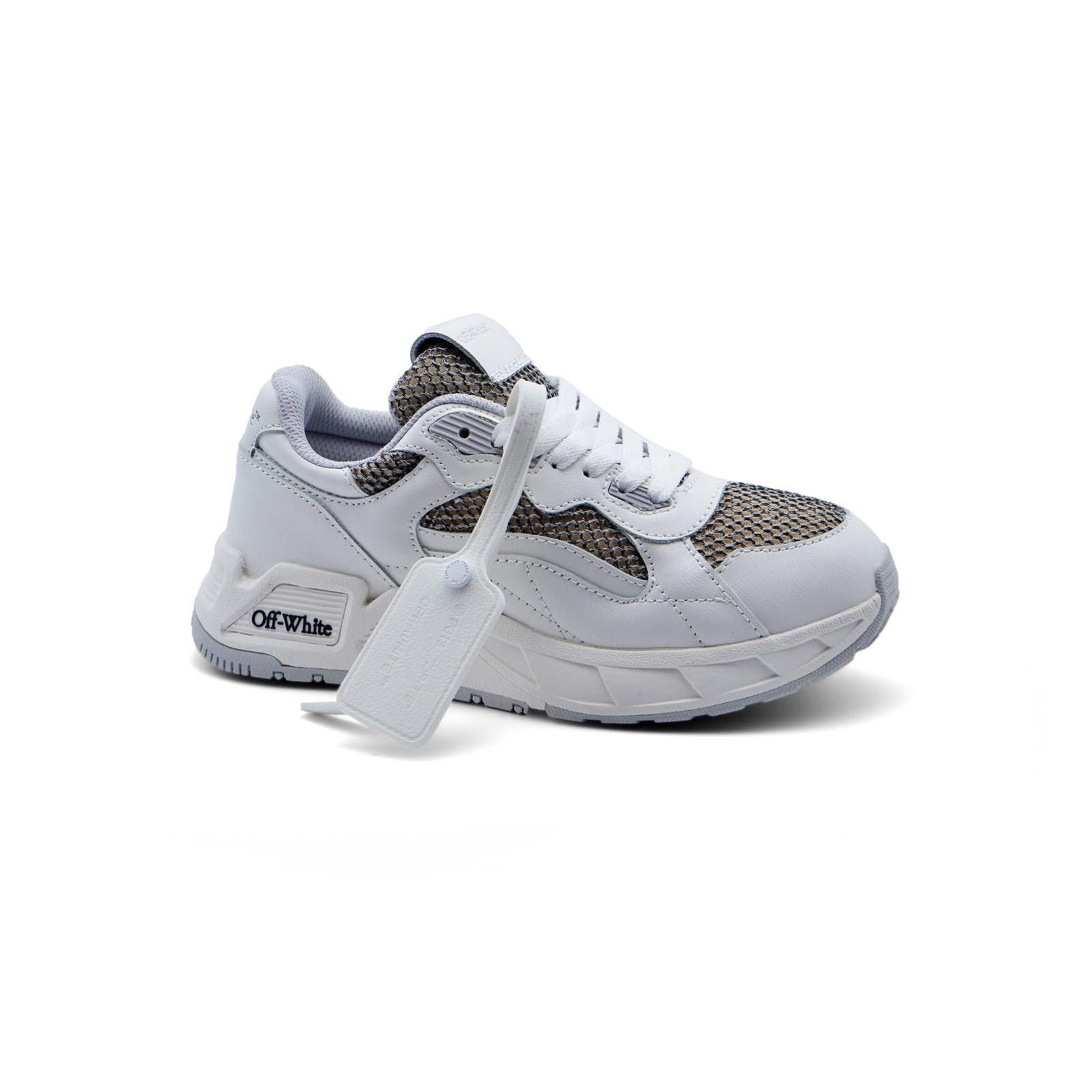 Off-White Kick Off Low-Top Sneakers Woman 224468-13 White&Gray - 1