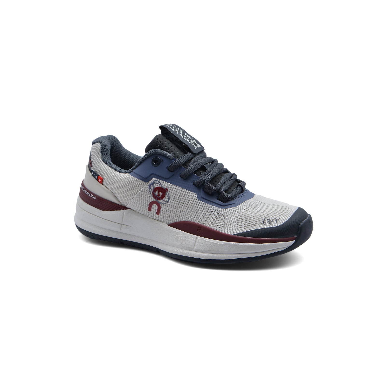 Roger Federer Cloud Sneakers Designer Brooks Running 98728-W Blue - 1