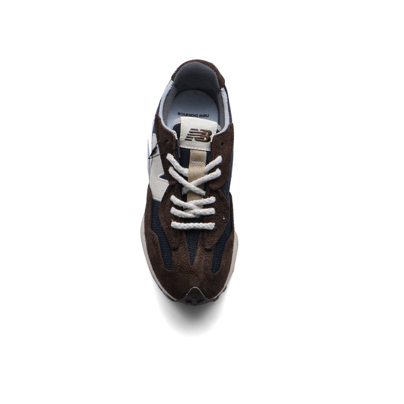 New Balance 327 Shoes Mens 8 Retro Sneaker Lace Up Low U327Mga Coffee - 3