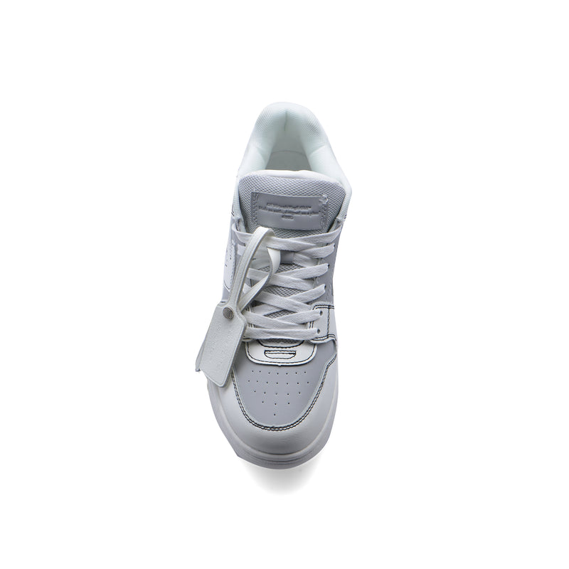 Off-White Logic Out Of Office Lace-Up Sneakers 189S25-M Gray - 3