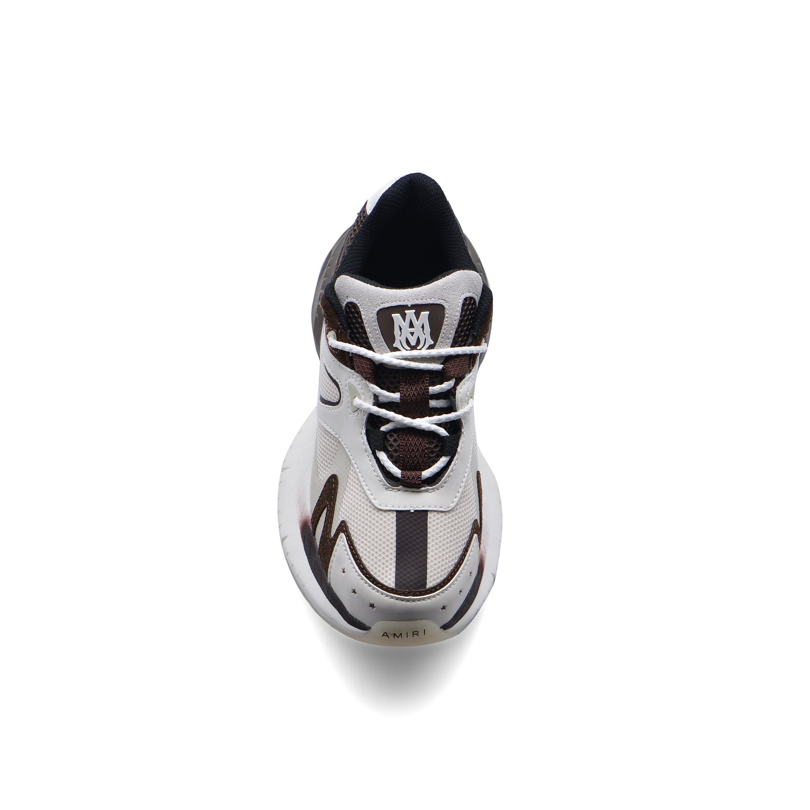 AMIRI Luxury Runner Chunky Sneaker XP 1142009-2-W White&Brown - 3