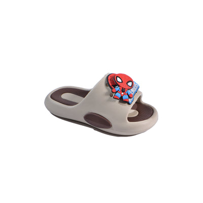 Slippers Kids Spider Man Waterproof Slippers Light Sneakers 013-8 Beige