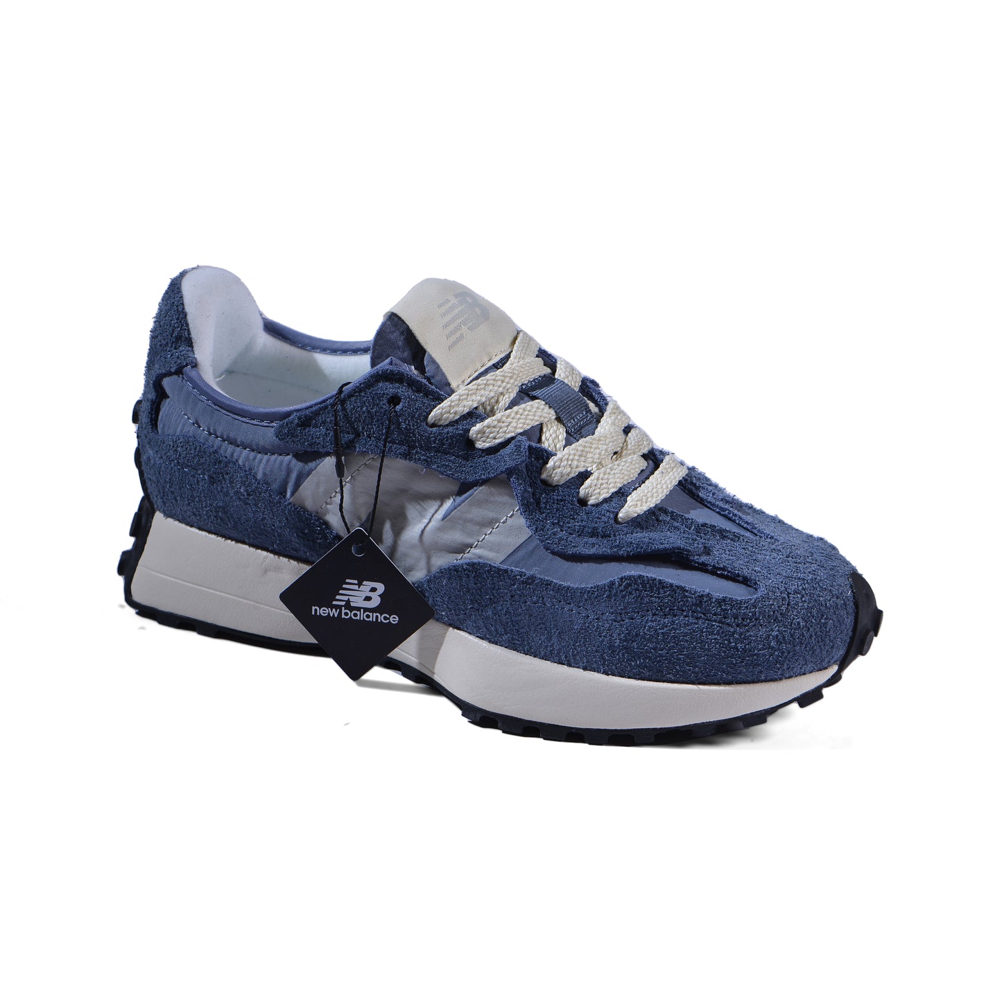 New Balance 327 Shoes Mens 8 Retro Sneaker Lace Up Low U327Mga Navy