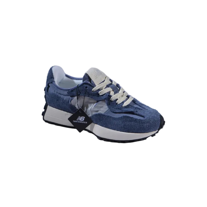 New Balance 327 Shoes Mens 8 Retro Sneaker Lace Up Low U327Mga Navy - 1
