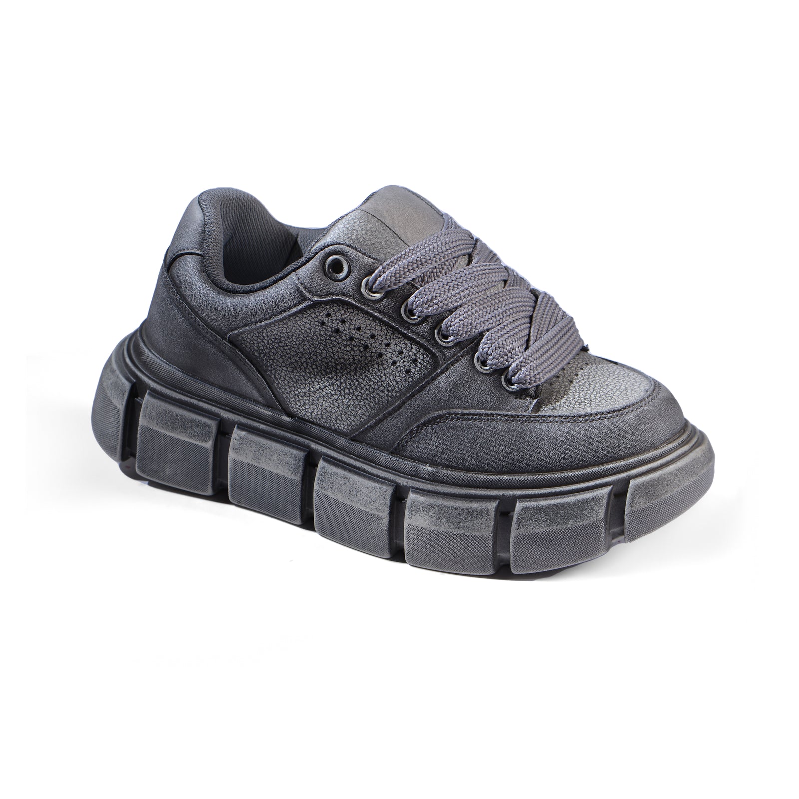 Zara Chunky Lace Up Sneakers Man 2249/420/802 Gray - 1