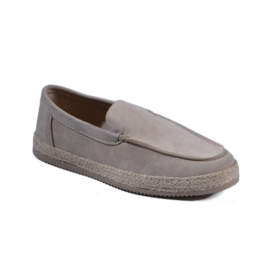 Zara Leather And Jute Loafers Sneakers Man 2639/520 Beige