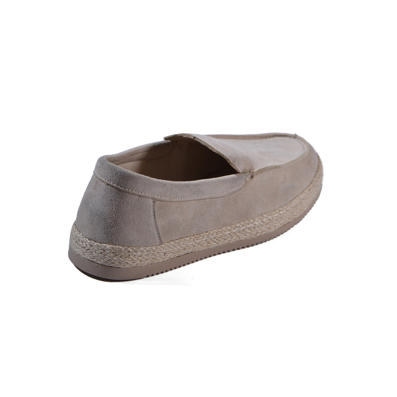 Zara Leather And Jute Loafers Sneakers Man 2639/520 Beige - 2